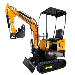 Mini Pelle TERRA CS 10.R – 1000 kg – Diesel 11,7 CV avec déport hydraulique – NEUF