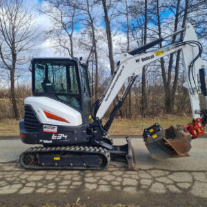 Mini Pelle d’Occasion Bobcat E34 – 2019 – 340 h – 3,48 t – Moteur Kubota 18,2 kW