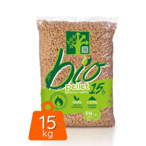 Granulés de bois 100% Résineux – Bio Pellet ENPLUS A1 – Sac de 15KG