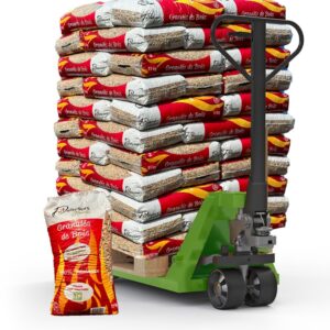 Granulés de bois – Delicourt Énergies – Palette de 66 Sacs de 15 Kg (990 Kg)